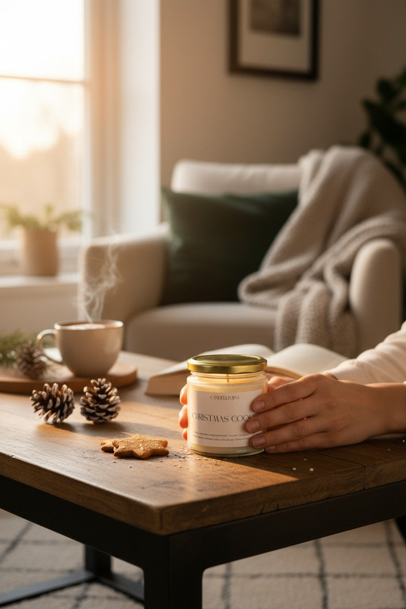 Christmas Cookies: vela aromática galletas de Navidad